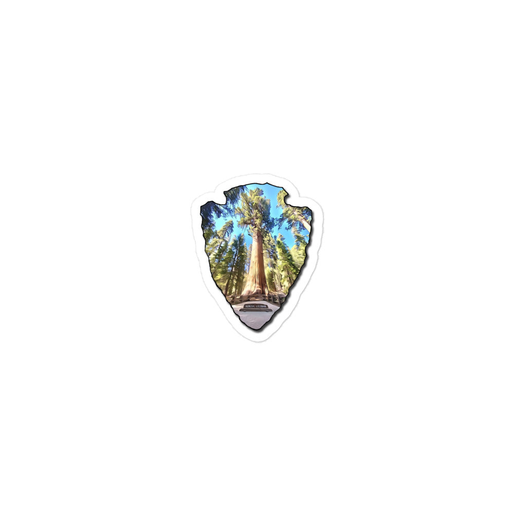 General Sherman Arrowhead Bubble-free stickers