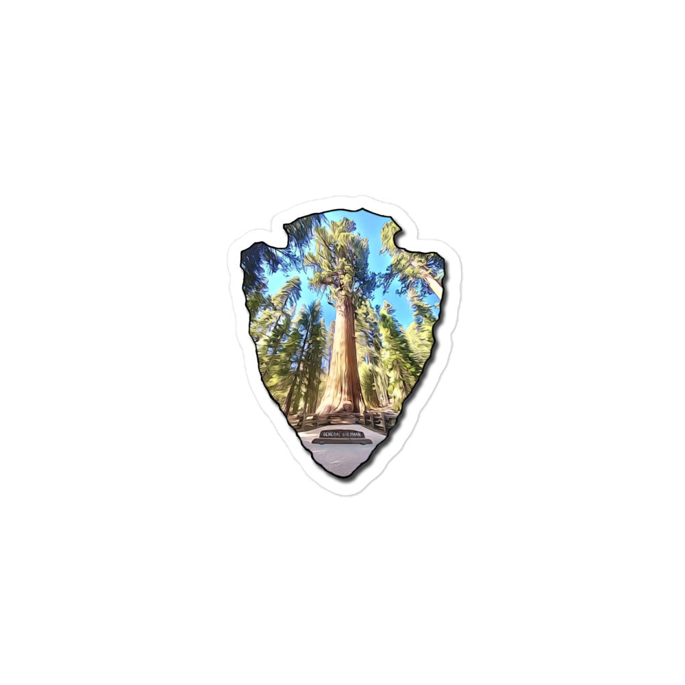General Sherman Arrowhead Bubble-free stickers