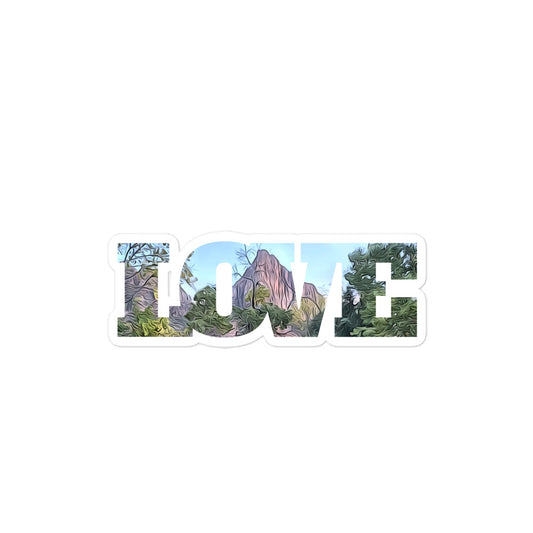 Watchman from Virgin River LOVE Bubble-free stickers