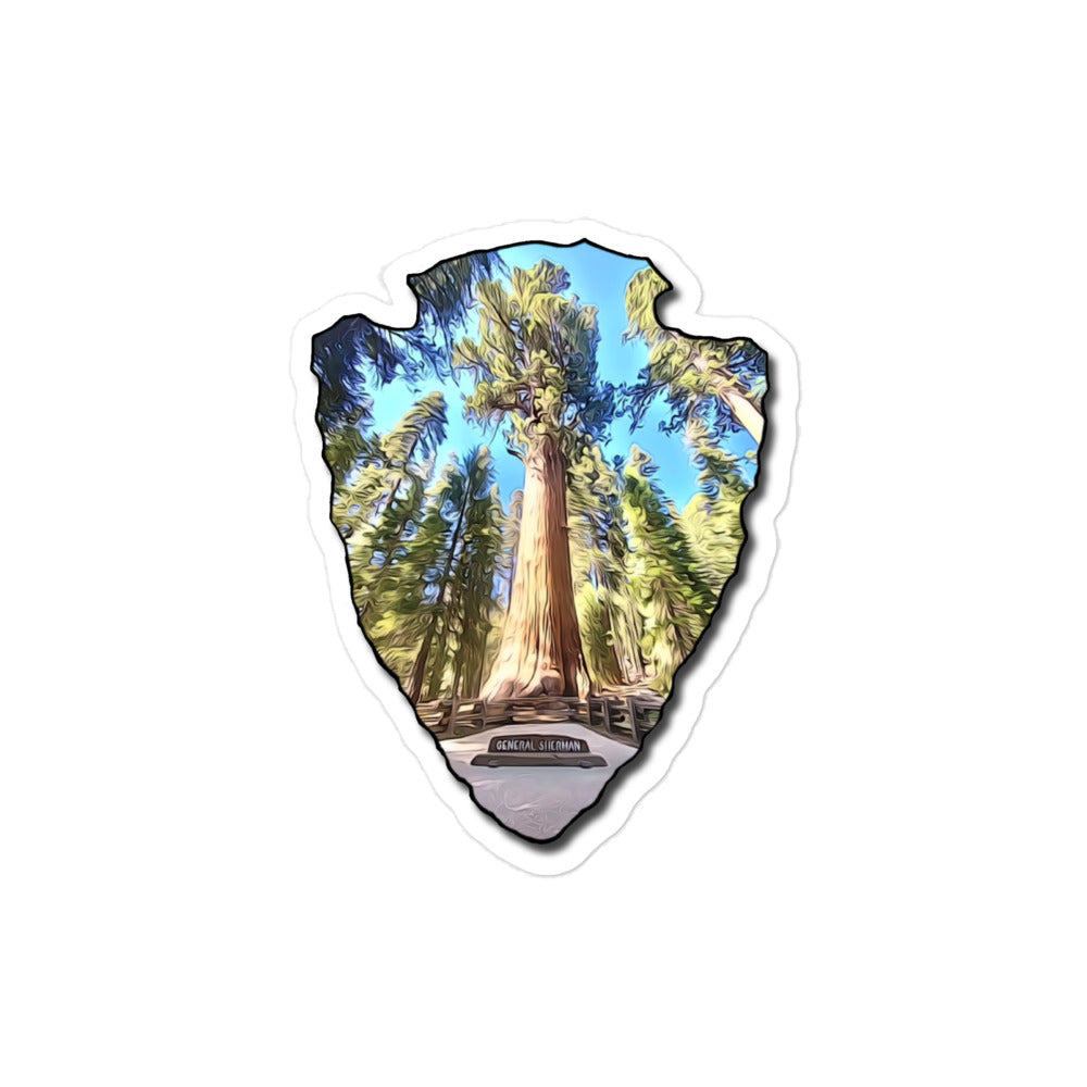 General Sherman Arrowhead Bubble-free stickers