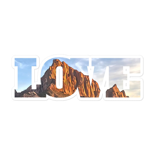 Watchman at Sunset LOVE Bubble-free stickers