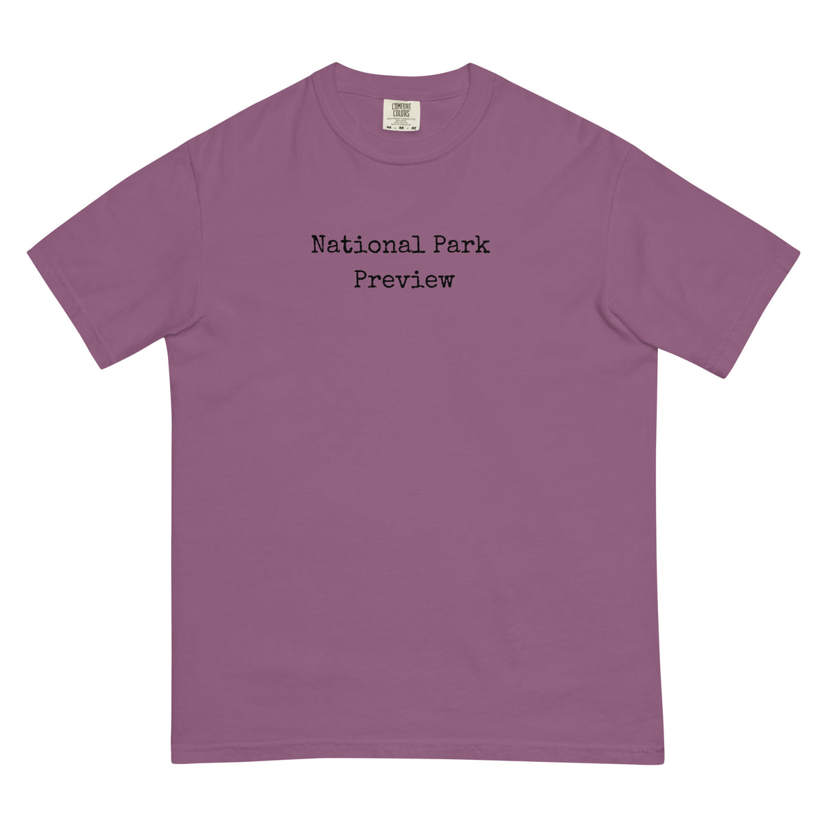 National Park Preview Men’s garment-dyed heavyweight t-shirt