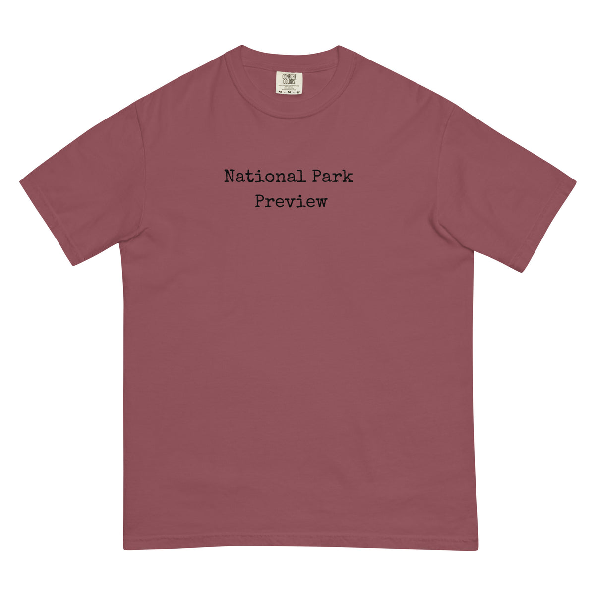 National Park Preview Men’s garment-dyed heavyweight t-shirt