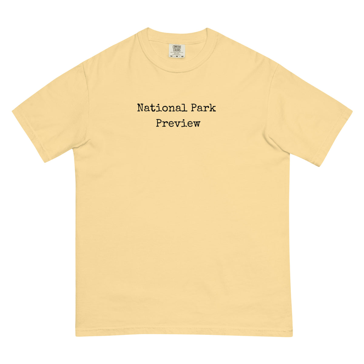 National Park Preview Men’s garment-dyed heavyweight t-shirt