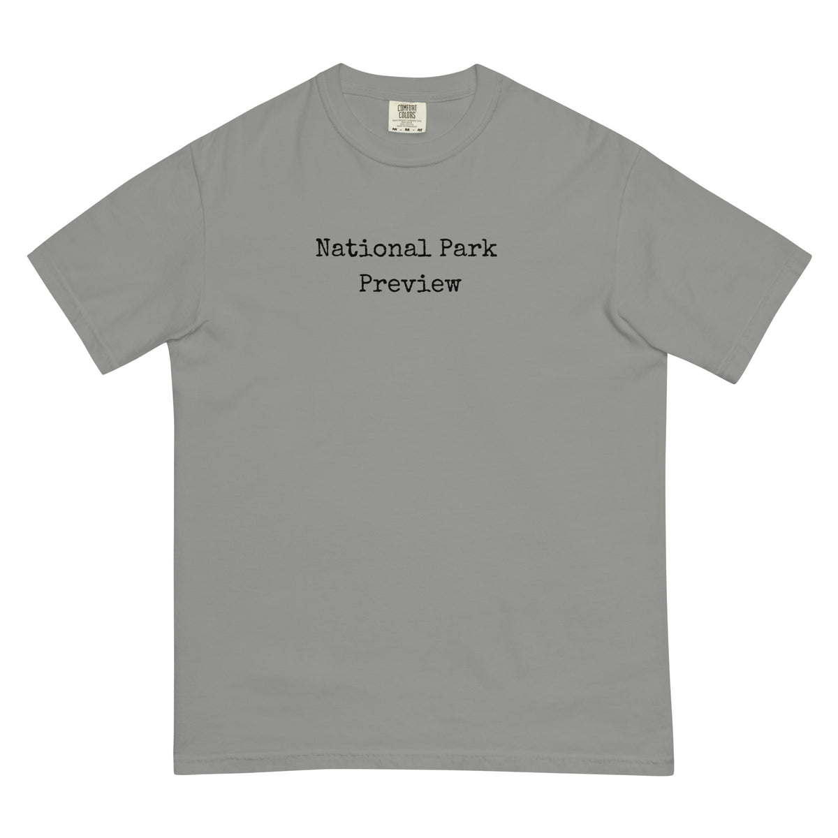 National Park Preview Men’s garment-dyed heavyweight t-shirt