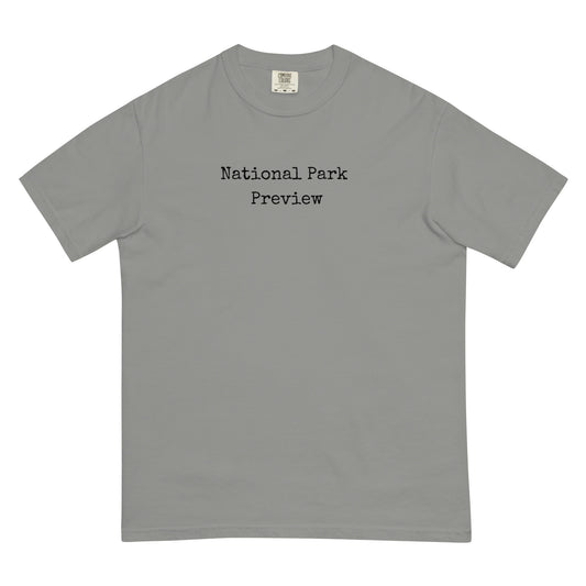 National Park Preview Men’s garment-dyed heavyweight t-shirt