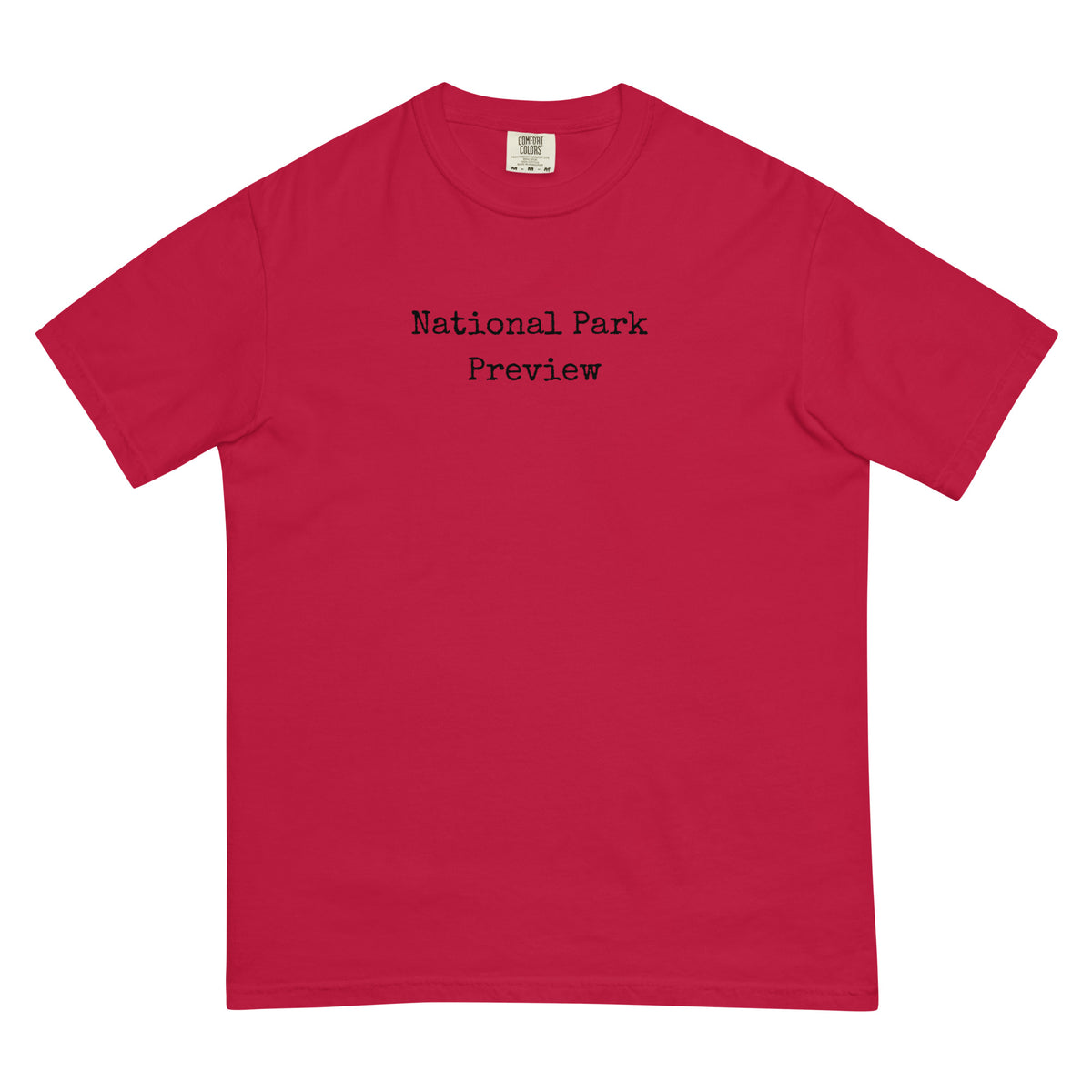 National Park Preview Men’s garment-dyed heavyweight t-shirt