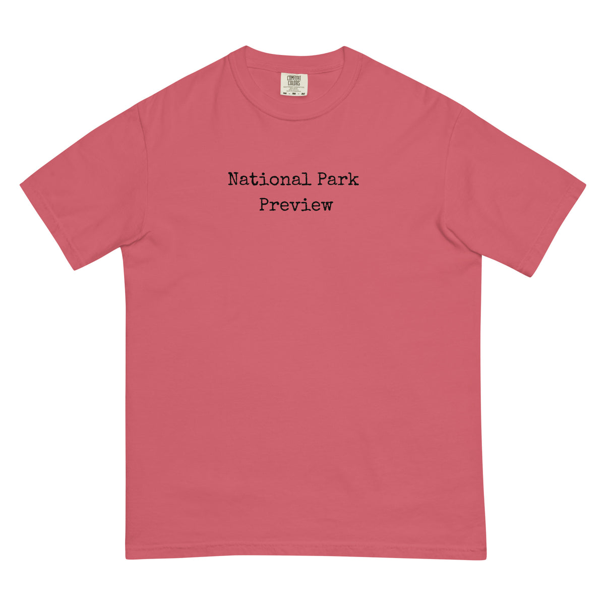National Park Preview Men’s garment-dyed heavyweight t-shirt