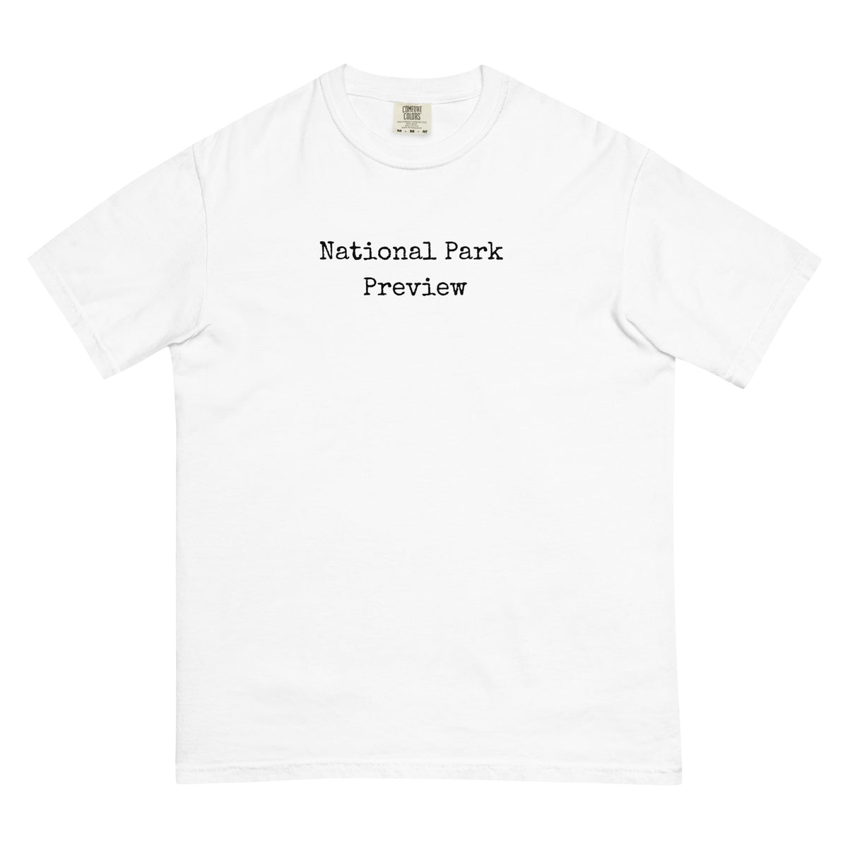 National Park Preview Men’s garment-dyed heavyweight t-shirt