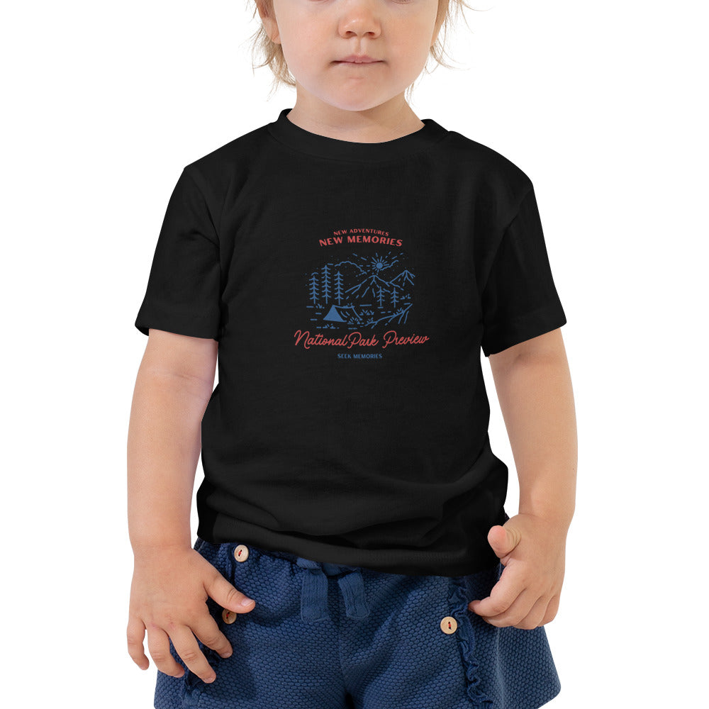 New Adventures New Memories Toddler Short Sleeve Tee