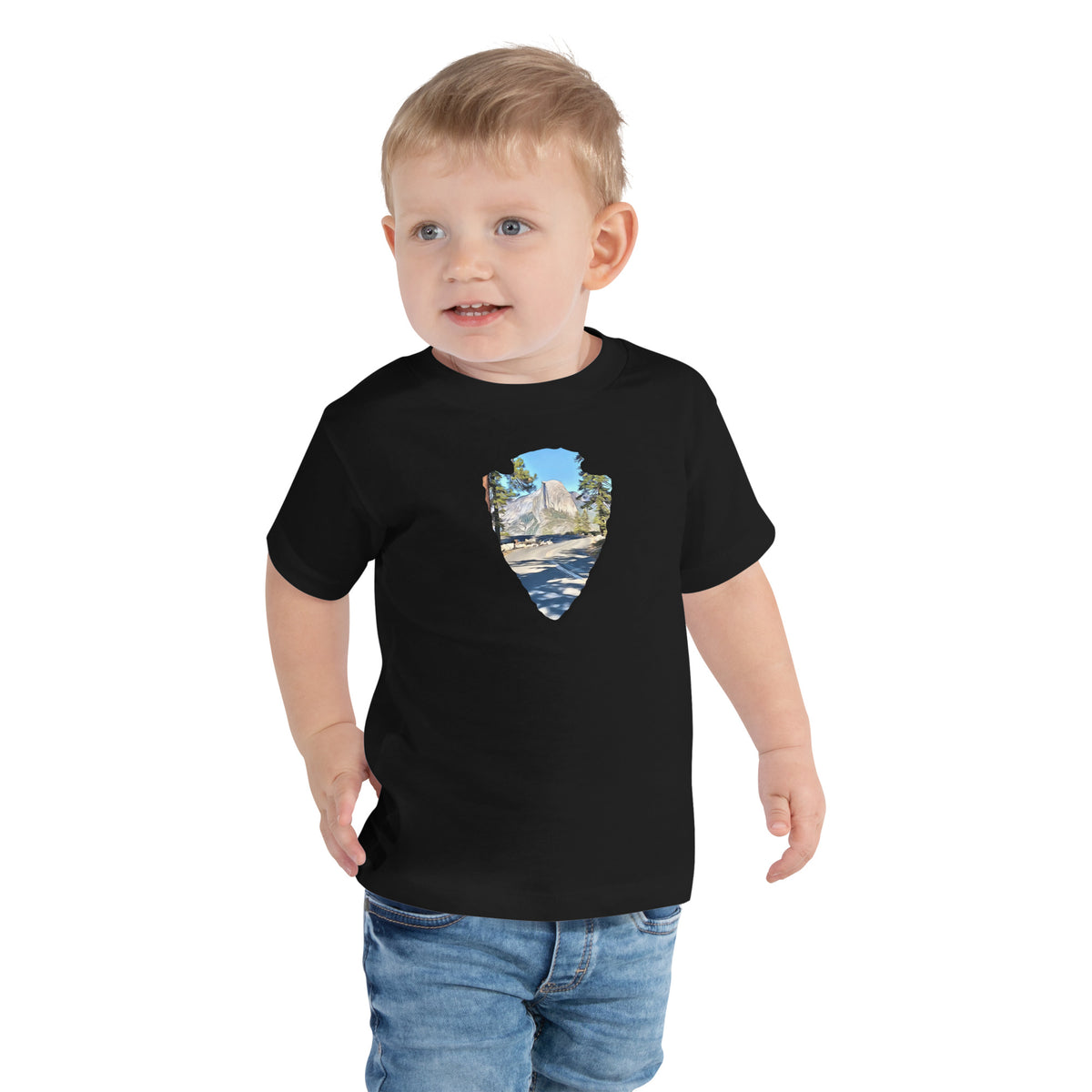 Road to Glacier Park Arrowhead Toddler Short Sleeve Tee