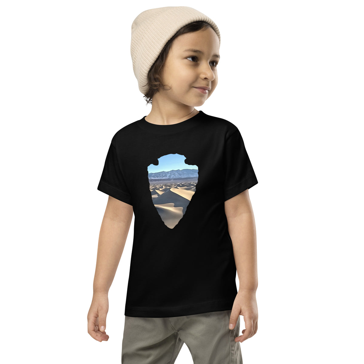 Mesquite Flat Sand Dunes Arrowhead Toddler Short Sleeve Tee