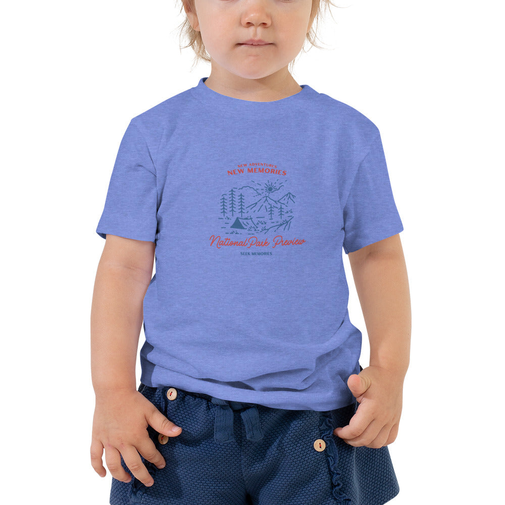 New Adventures New Memories Toddler Short Sleeve Tee