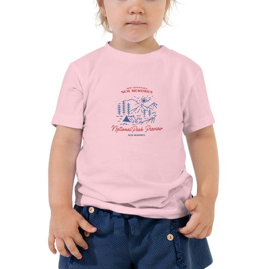New Adventures New Memories Toddler Short Sleeve Tee