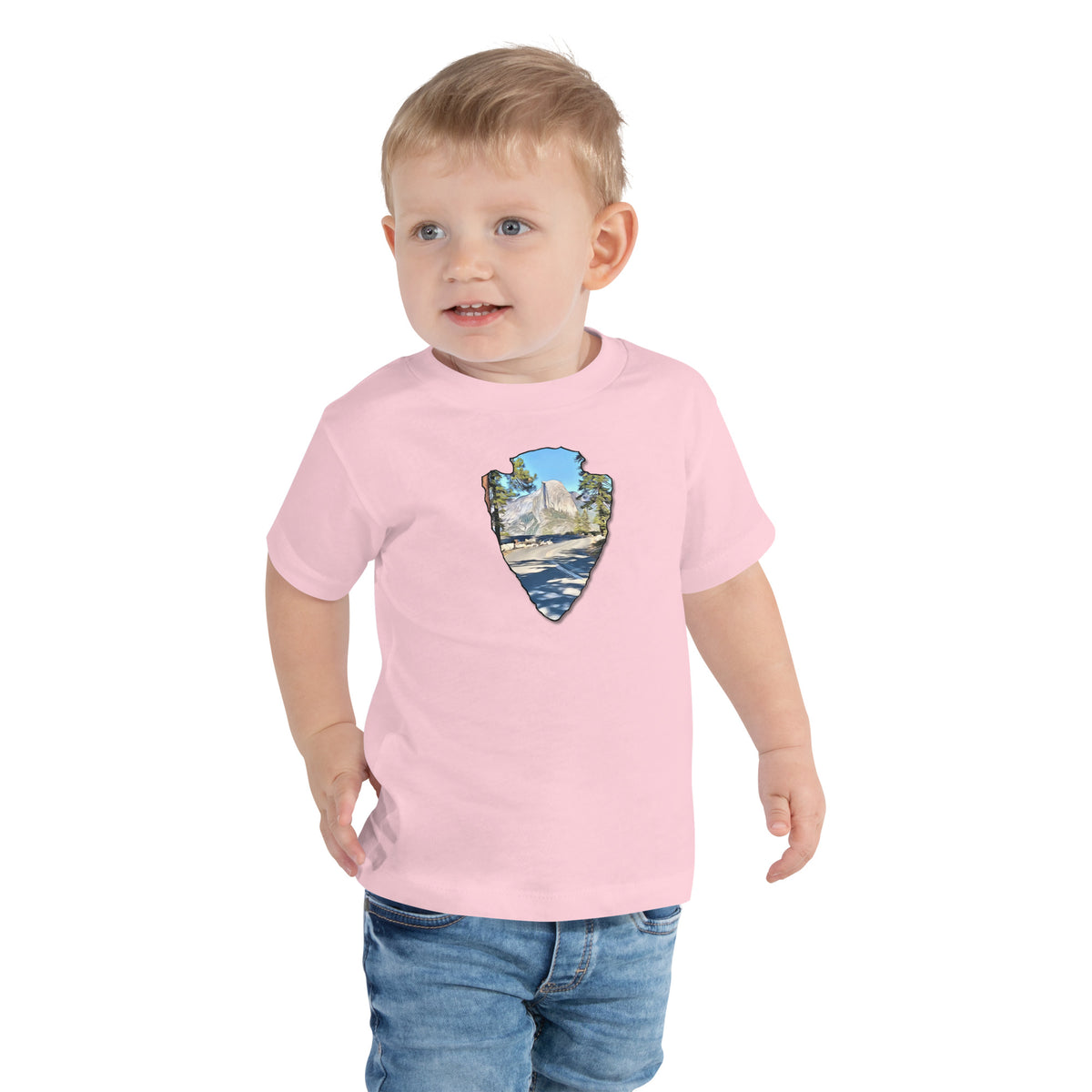 Road to Glacier Park Arrowhead Toddler Short Sleeve Tee