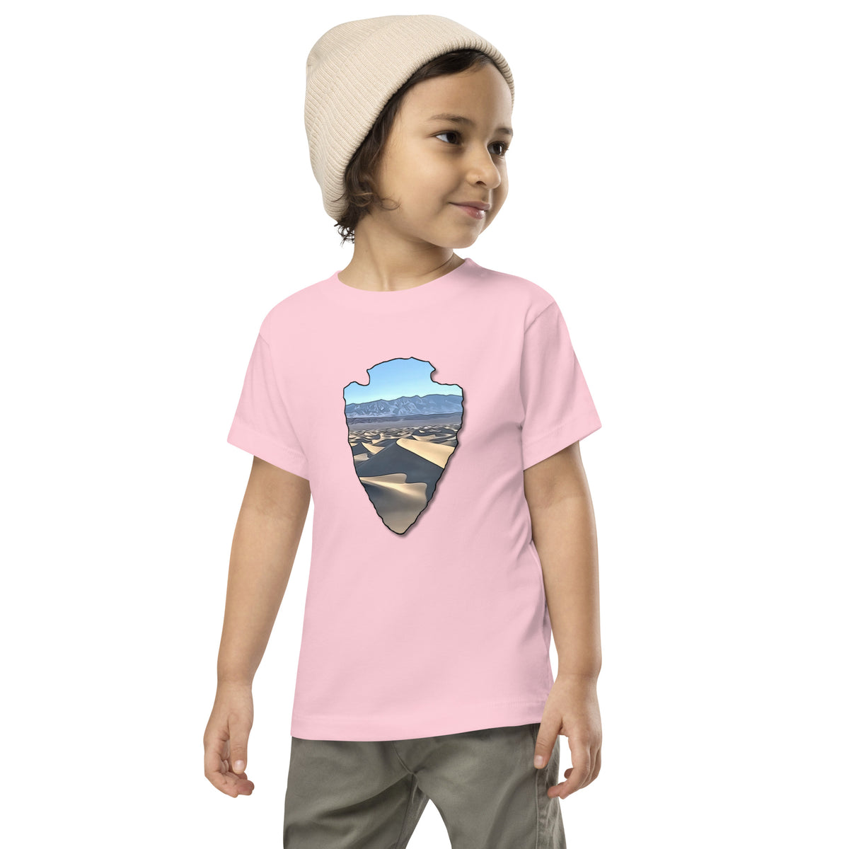 Mesquite Flat Sand Dunes Arrowhead Toddler Short Sleeve Tee