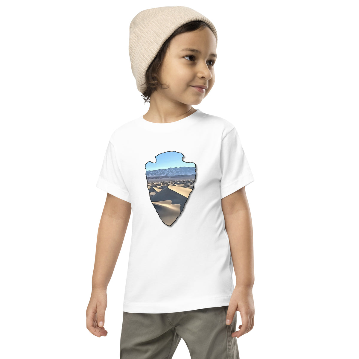 Mesquite Flat Sand Dunes Arrowhead Toddler Short Sleeve Tee