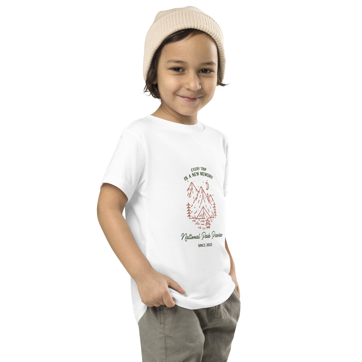 Every Trip is a New Memory Toddler Short Sleeve Tee