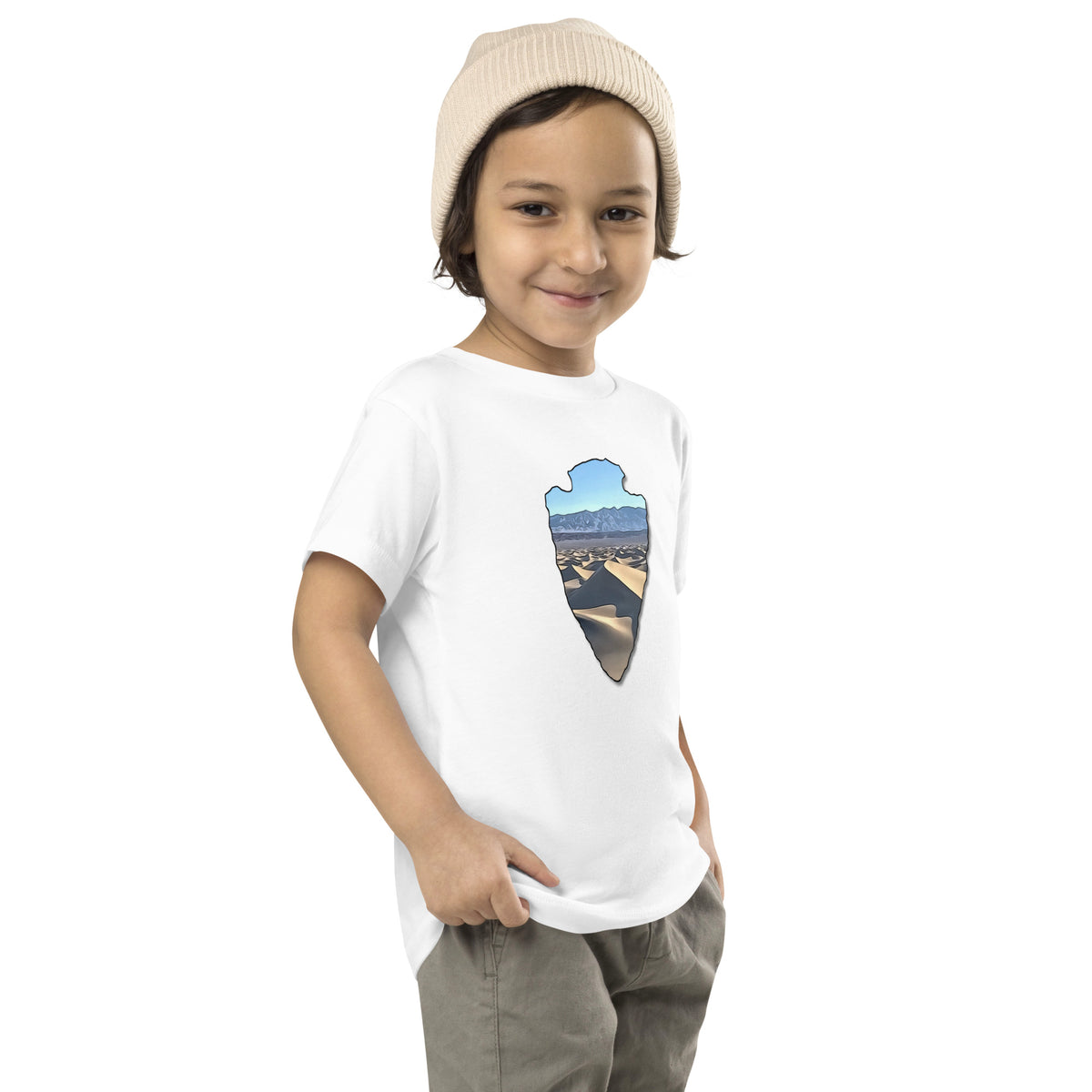 Mesquite Flat Sand Dunes Arrowhead Toddler Short Sleeve Tee