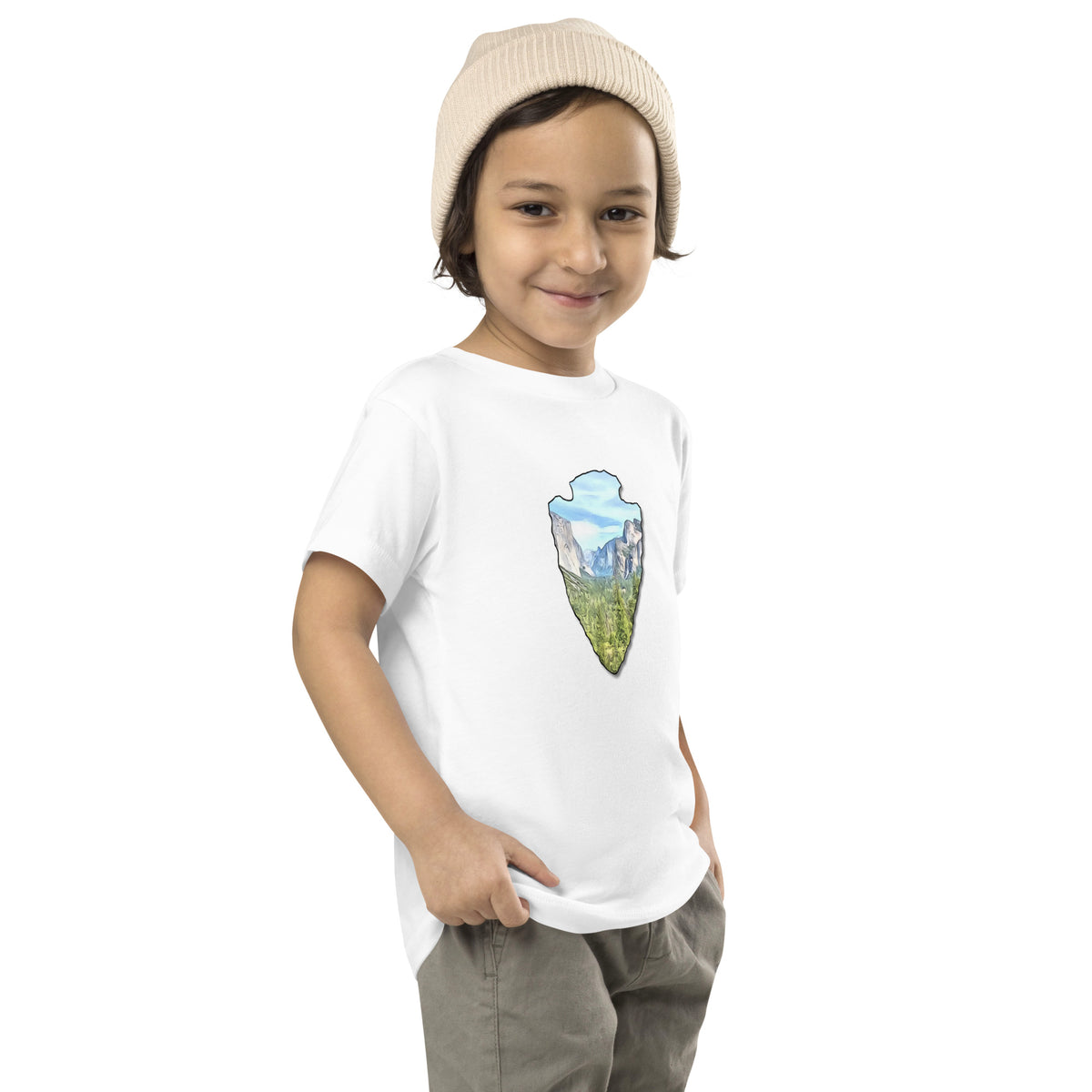 Tunnel View Arrowhead Toddler Short Sleeve Tee