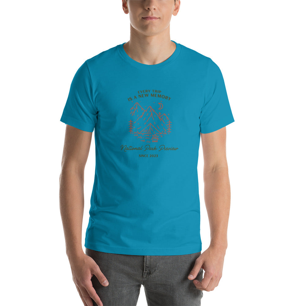 Every Trip is a New Memory Unisex t-shirt