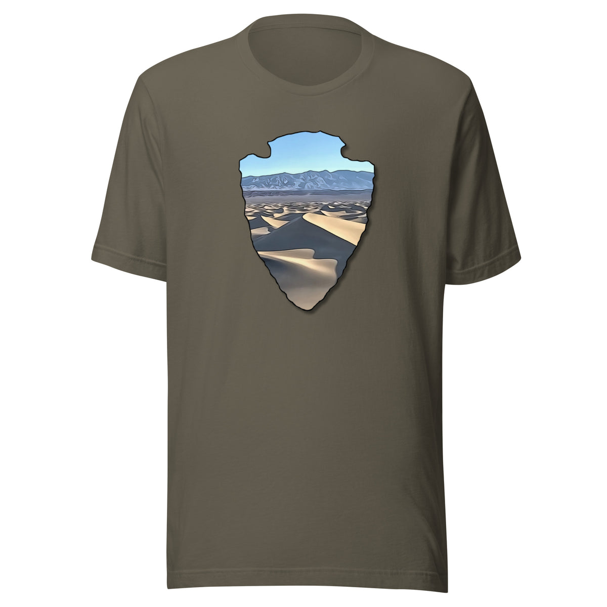 Mesquite Flat Sand Dunes Arrowhead Unisex t-shirt