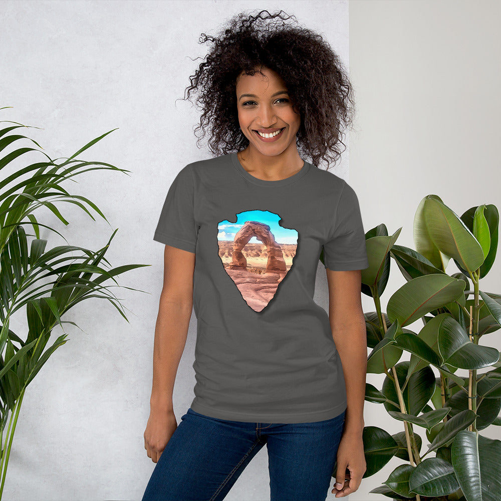 Delicate Arch  Arrowhead Unisex t-shirt