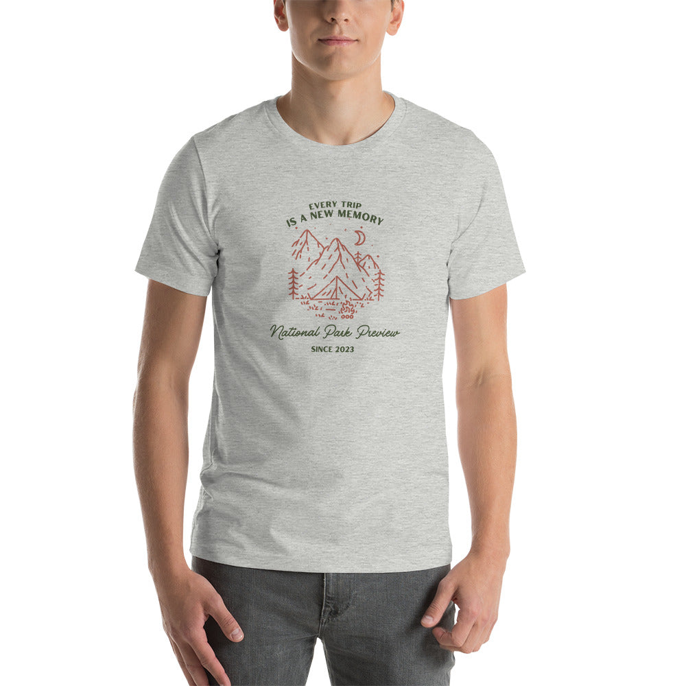Every Trip is a New Memory Unisex t-shirt