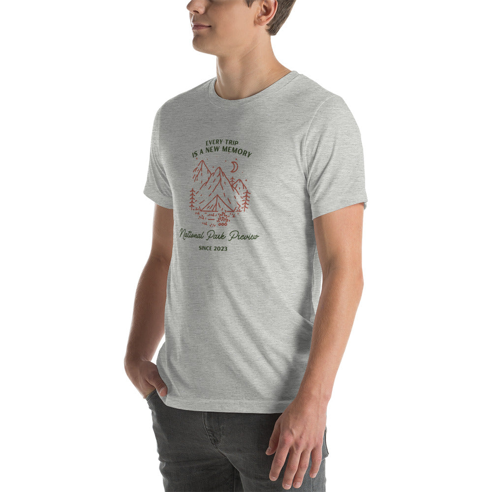 Every Trip is a New Memory Unisex t-shirt