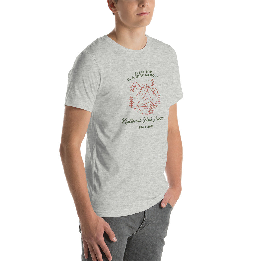Every Trip is a New Memory Unisex t-shirt