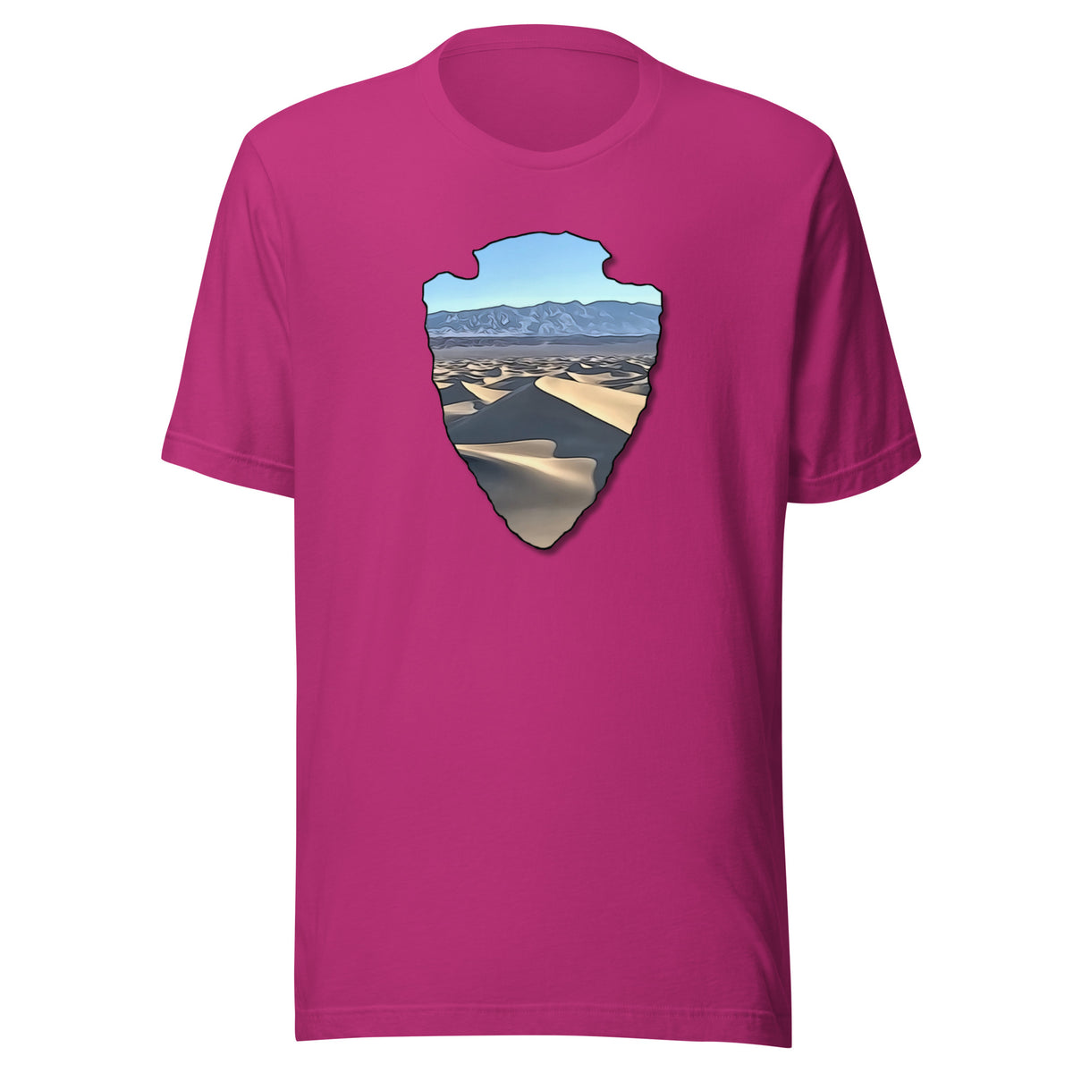 Mesquite Flat Sand Dunes Arrowhead Unisex t-shirt