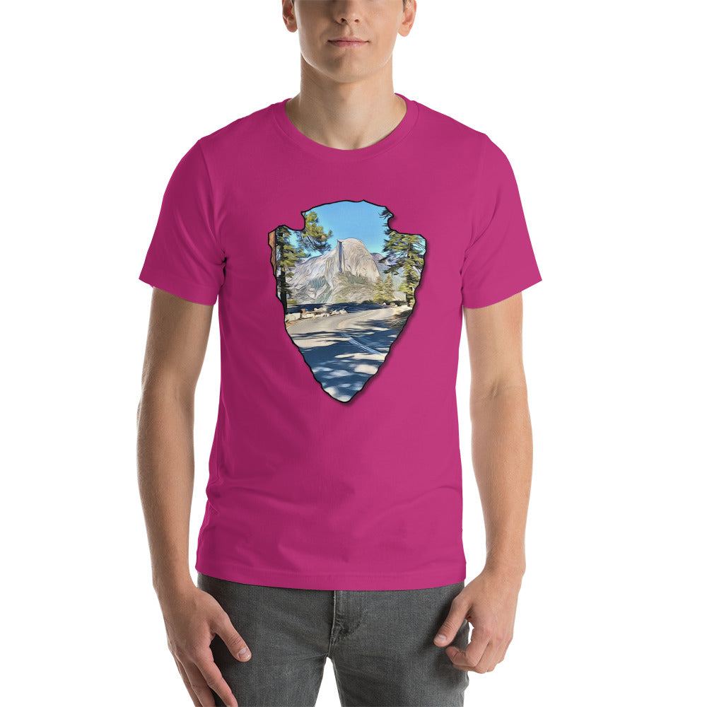 Road to Glacier Point Arrowhead Unisex t-shirt