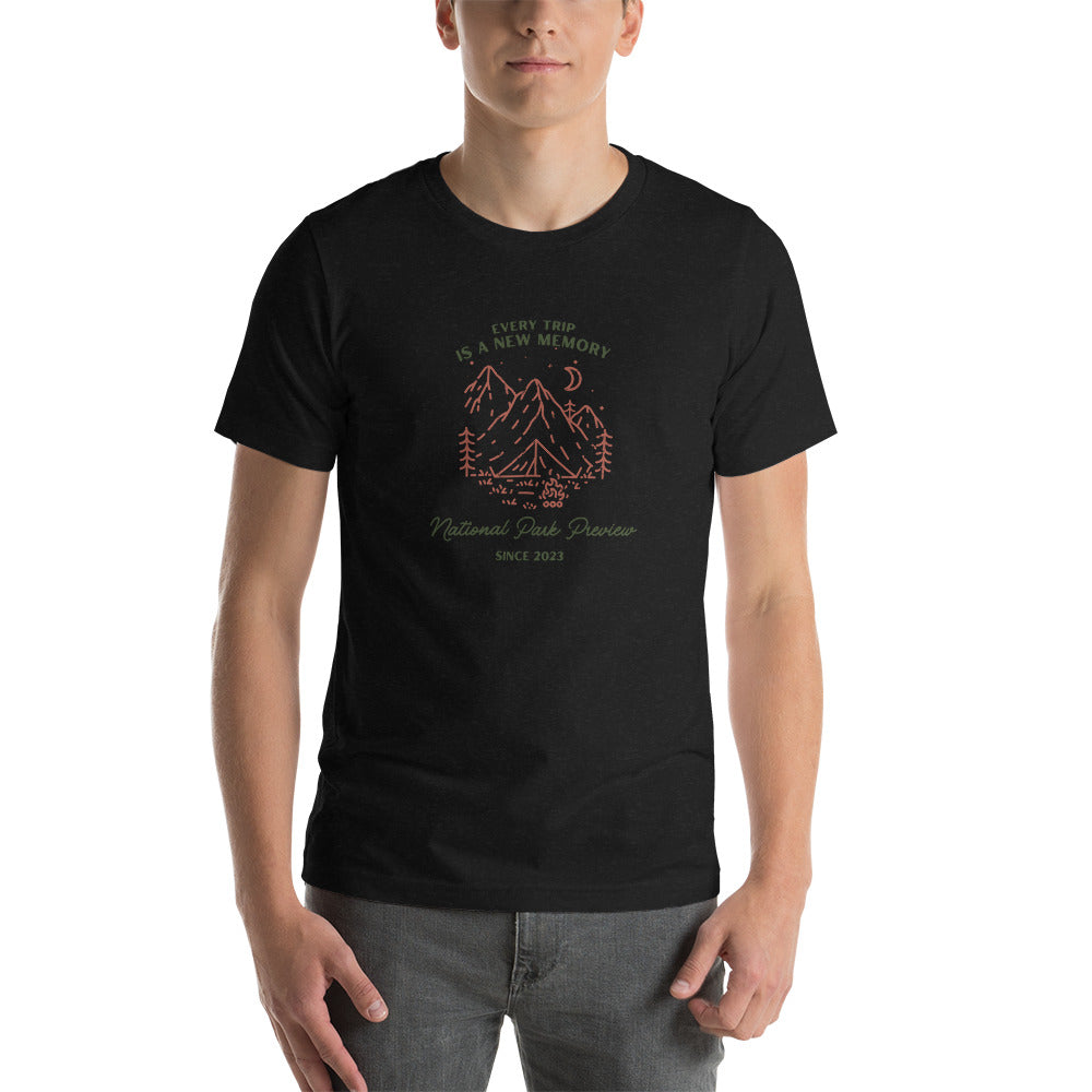 Every Trip is a New Memory Unisex t-shirt
