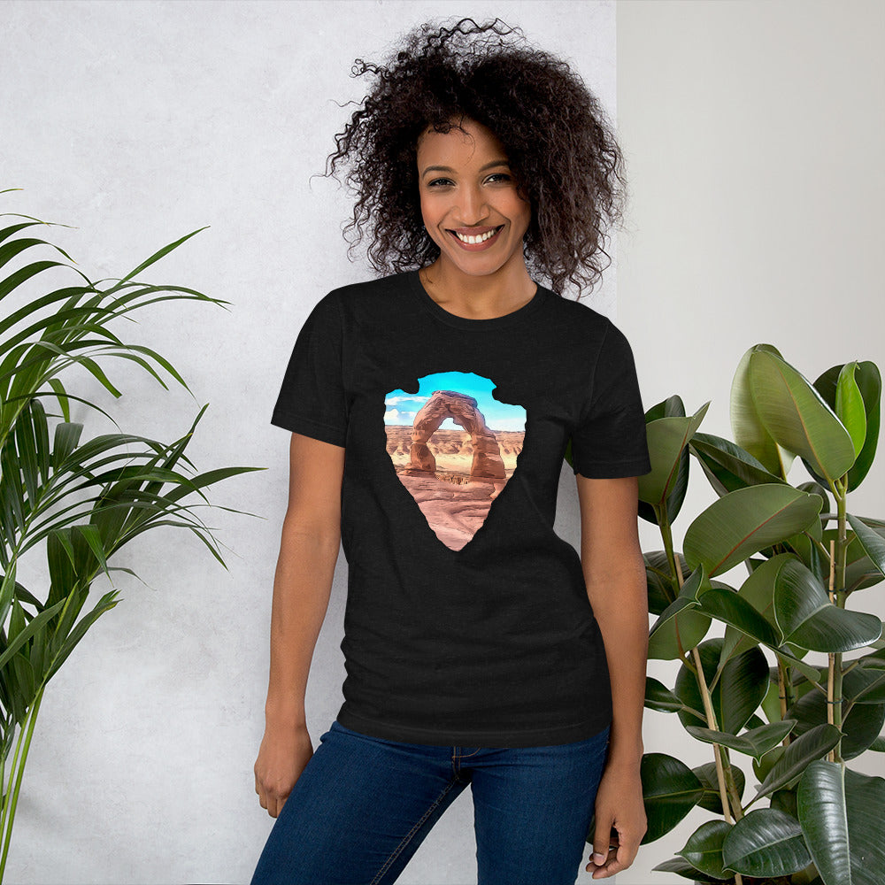 Delicate Arch  Arrowhead Unisex t-shirt