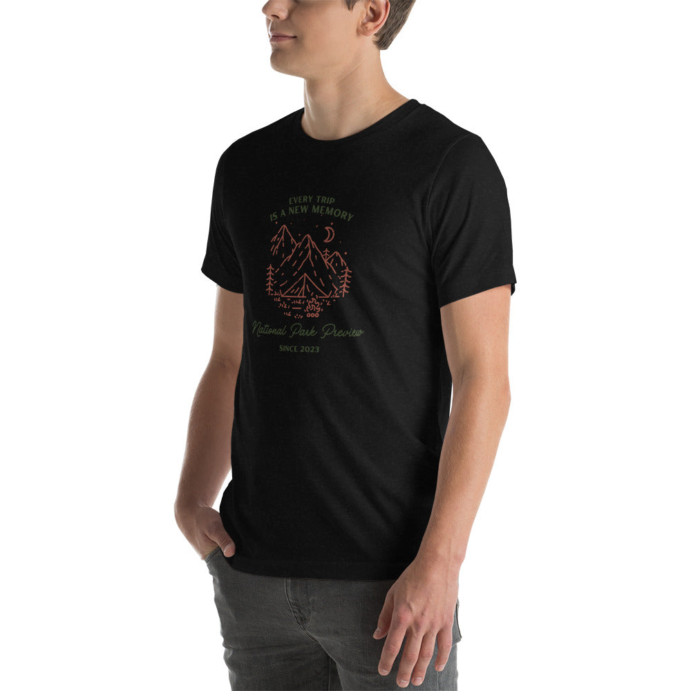 Every Trip is a New Memory Unisex t-shirt