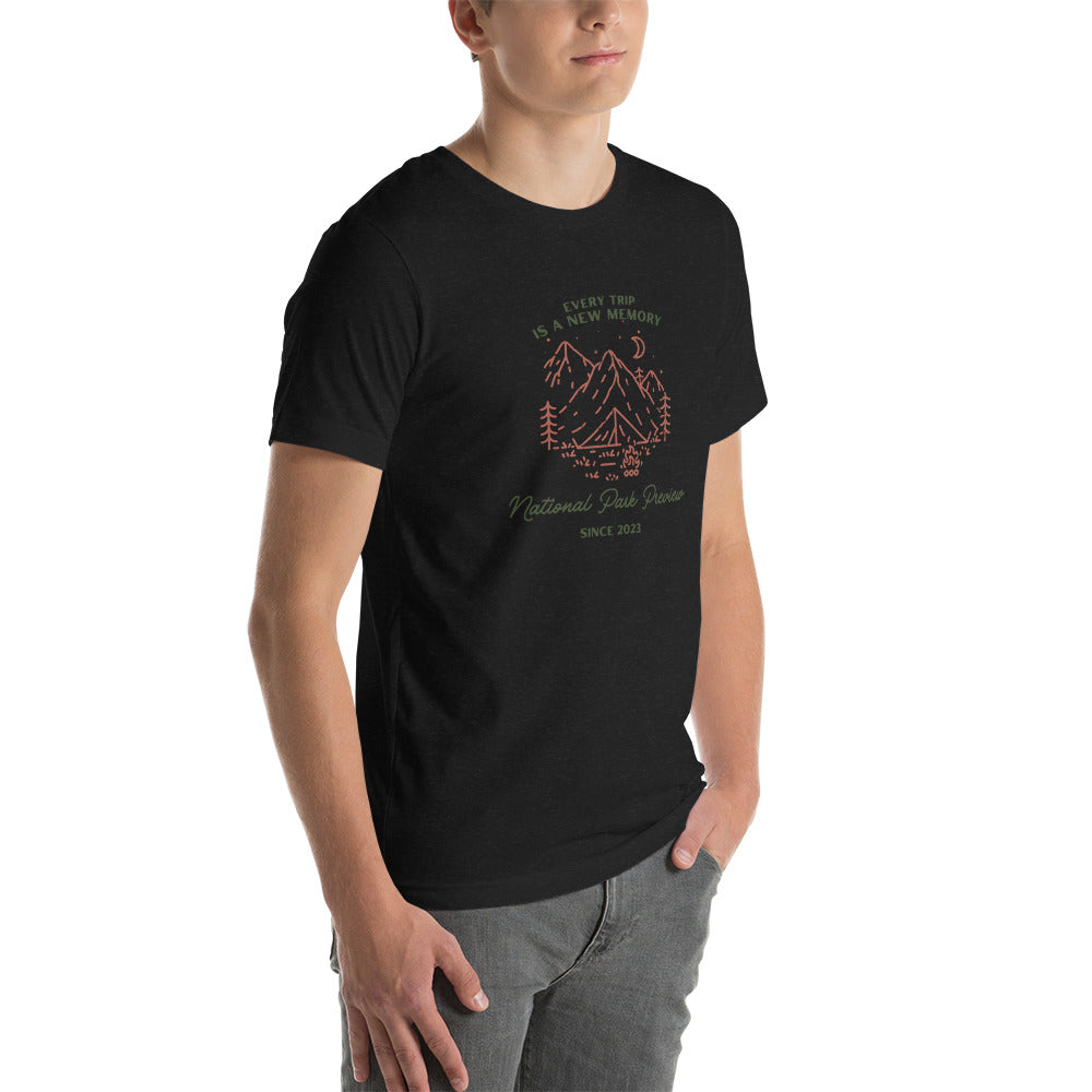 Every Trip is a New Memory Unisex t-shirt