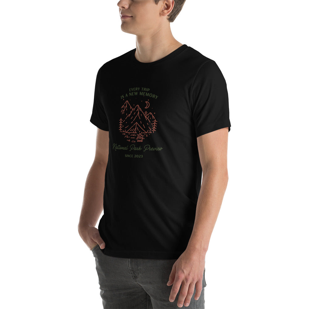 Every Trip is a New Memory Unisex t-shirt