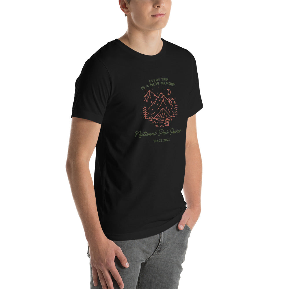 Every Trip is a New Memory Unisex t-shirt