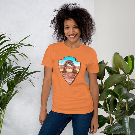 Delicate Arch  Arrowhead Unisex t-shirt