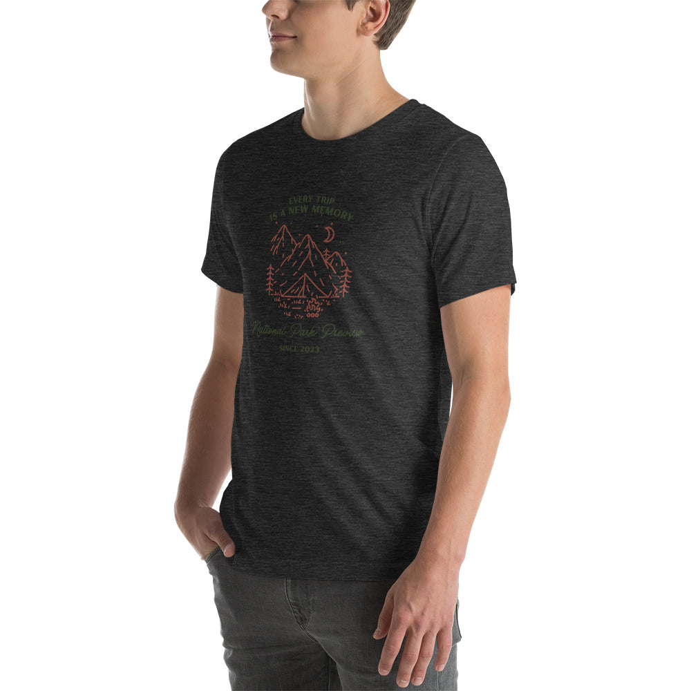 Every Trip is a New Memory Unisex t-shirt