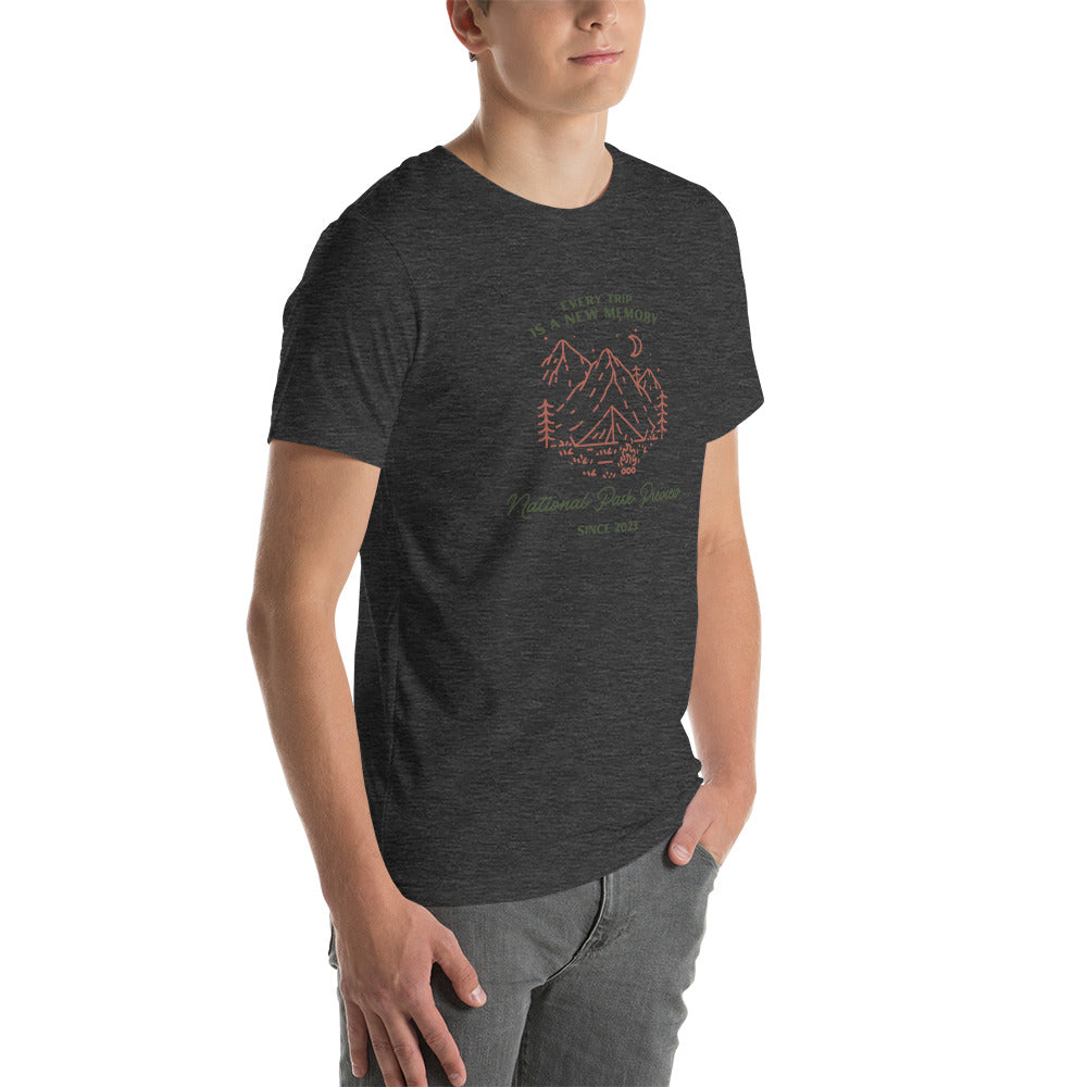 Every Trip is a New Memory Unisex t-shirt