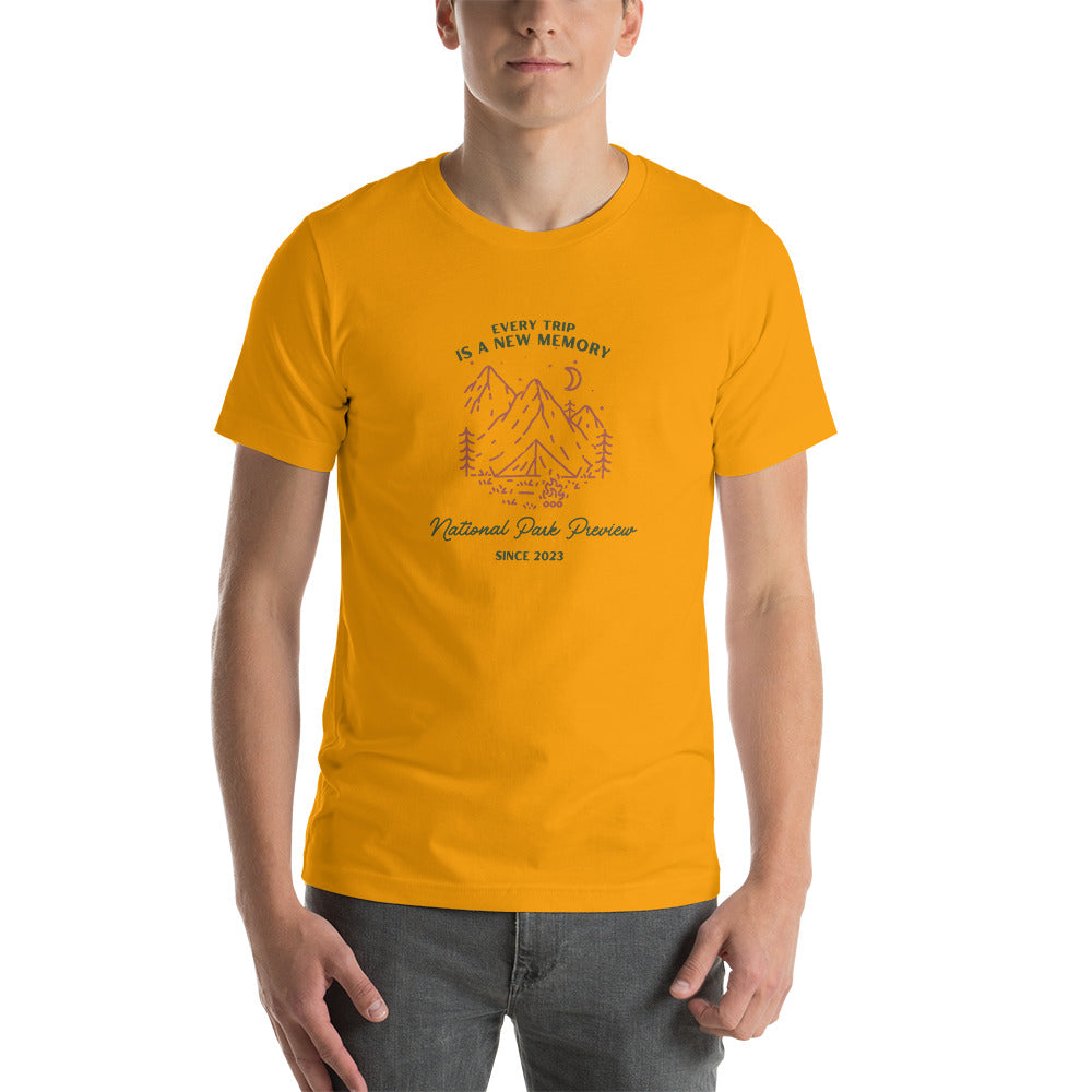 Every Trip is a New Memory Unisex t-shirt