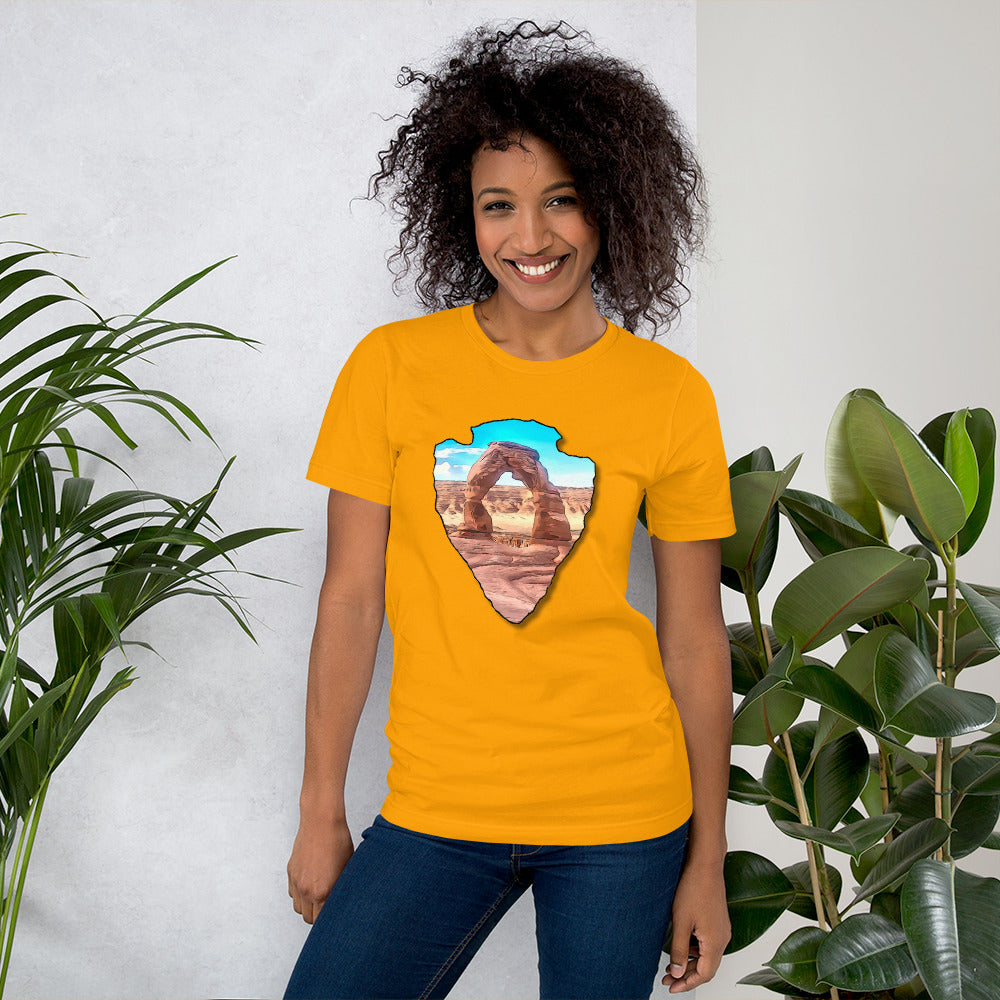 Delicate Arch  Arrowhead Unisex t-shirt