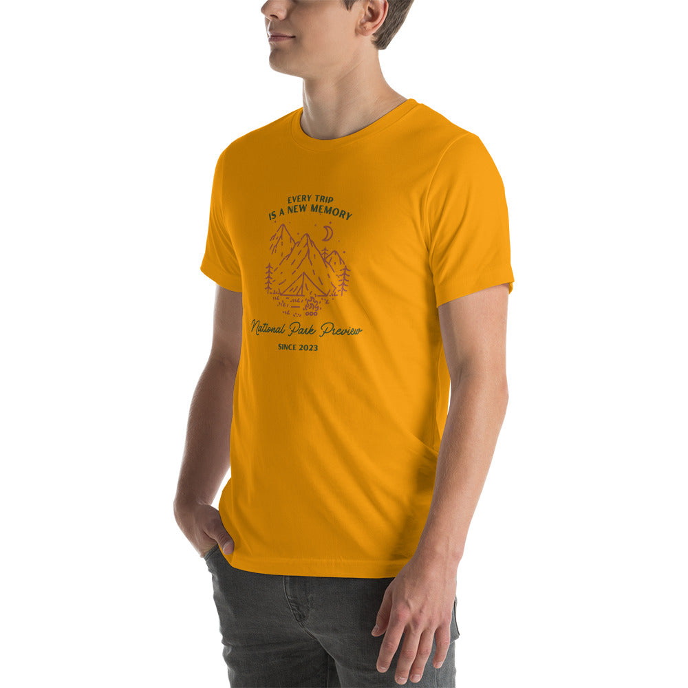 Every Trip is a New Memory Unisex t-shirt