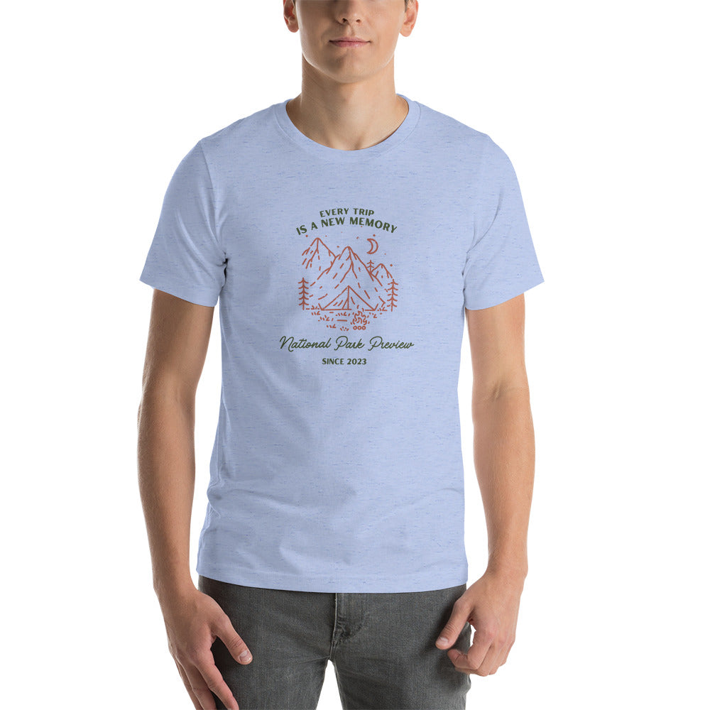 Every Trip is a New Memory Unisex t-shirt