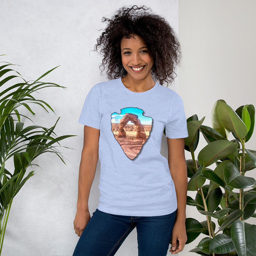 Delicate Arch  Arrowhead Unisex t-shirt