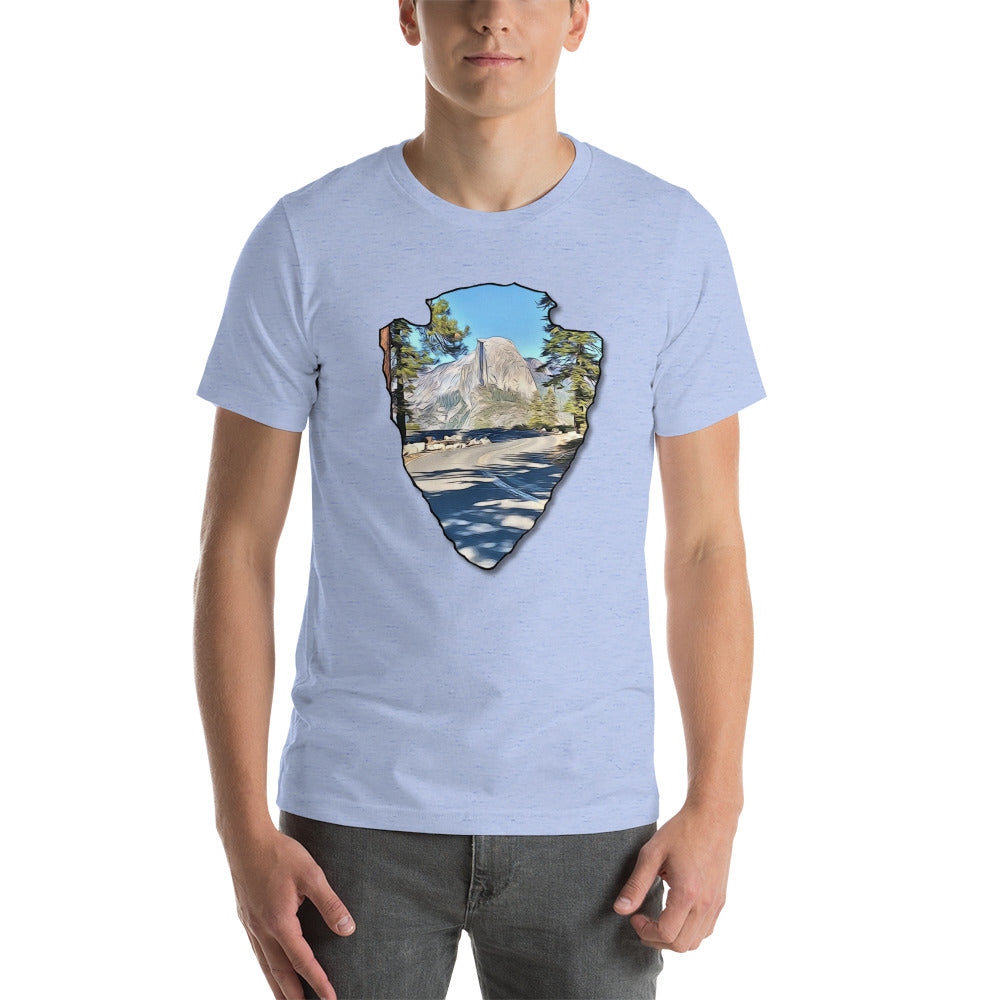 Road to Glacier Point Arrowhead Unisex t-shirt