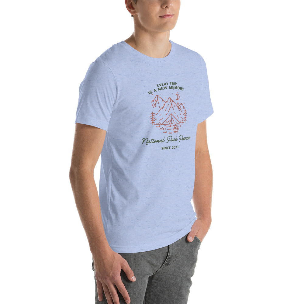 Every Trip is a New Memory Unisex t-shirt