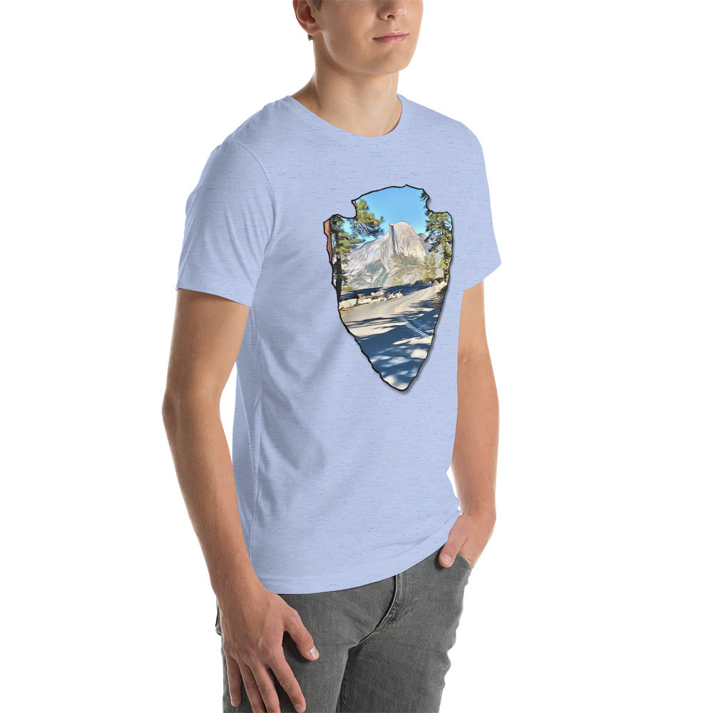 Road to Glacier Point Arrowhead Unisex t-shirt