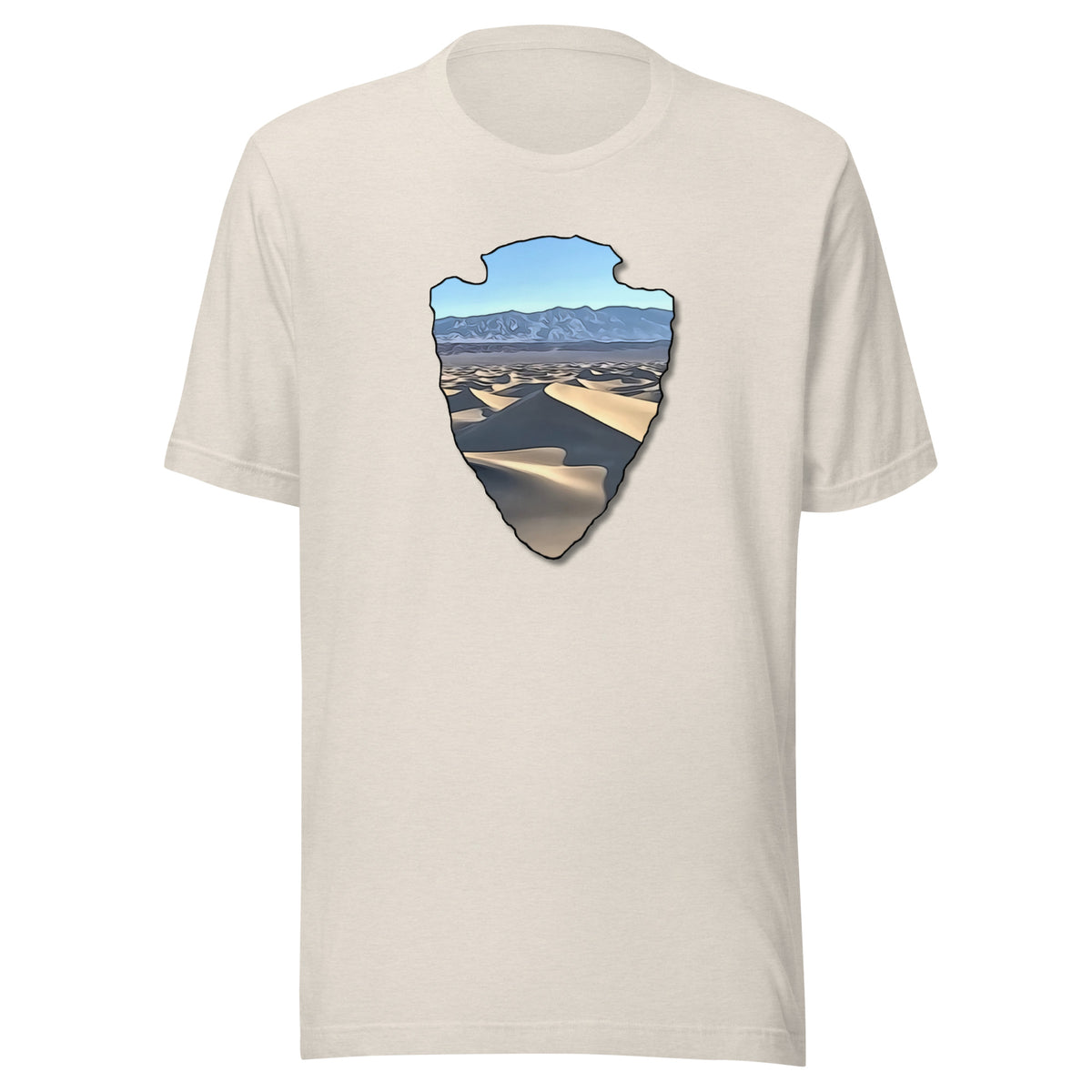 Mesquite Flat Sand Dunes Arrowhead Unisex t-shirt